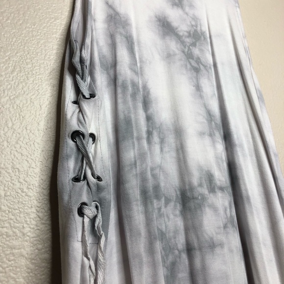 American eagle Gray and white tie-dye swing dress - Picture 3 of 7
